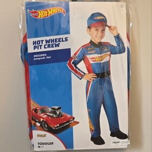 Spirit Hot Wheels Pit Crew Kids Costume - Blue and Red